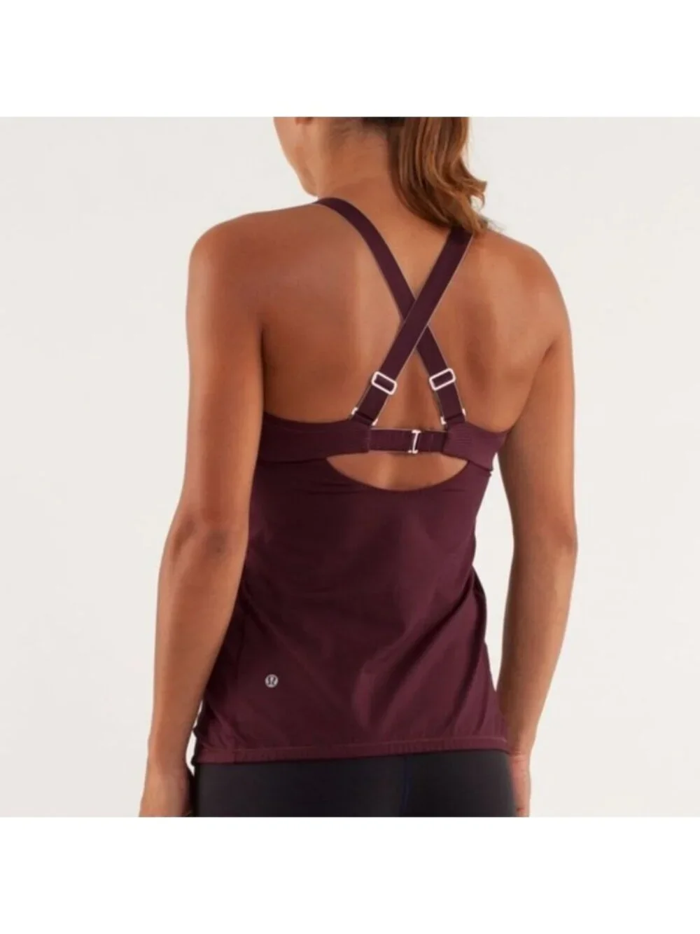 Lululemon Run: Catch Me TankBordeaux Drama / Tonka Stripe Bordeaux Drama